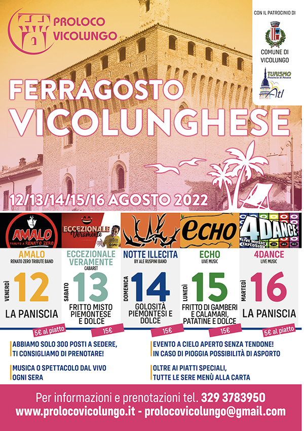 Festa Patronale 'Ferragosto Vicolunghese' 2022